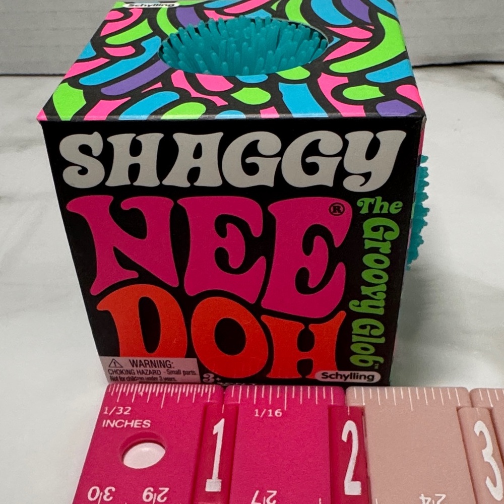 New NeeDoh Shaggy. The Groovy Glob - Teal - Picture 2 of 15